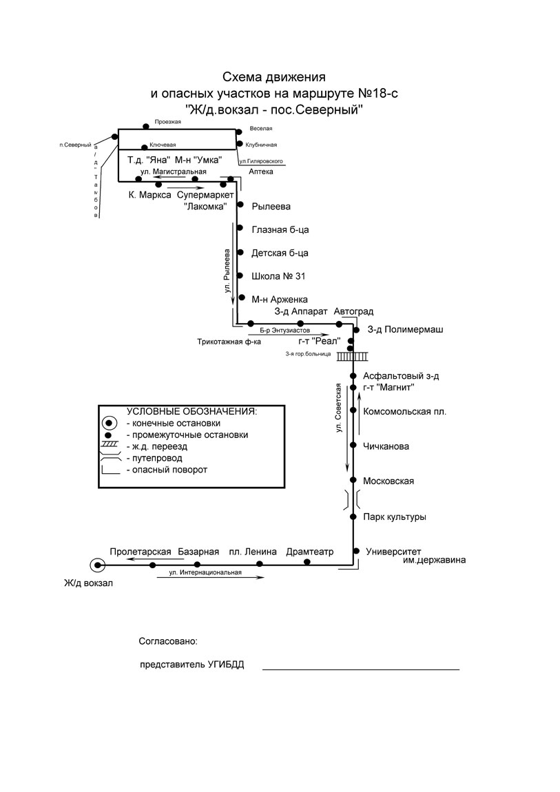 Маршрут 18 схема движения